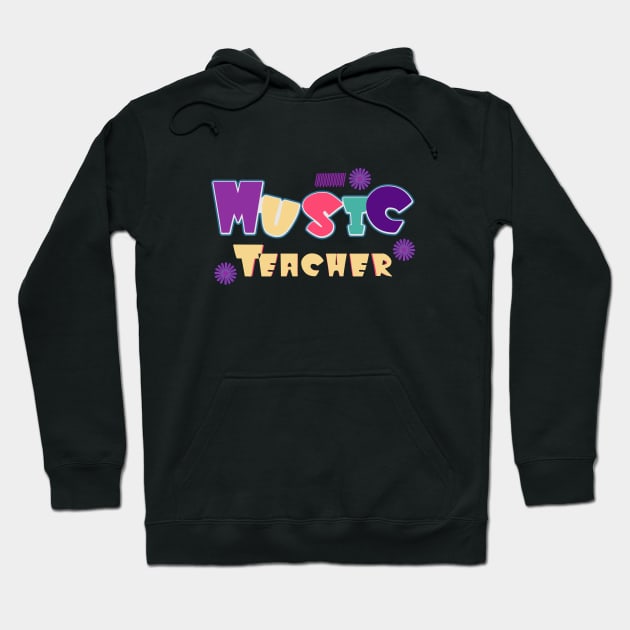 Music Teacher Hoodie by Degiab